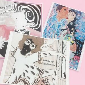 Abstract Art Print Set - Multicolor